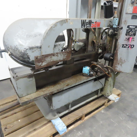 Wellsaw 1270 15" Auto Vise x 17" Frame 3Hp Powerfeed Horizontal Band Saw