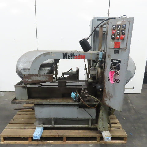 Wellsaw 1270 15" Auto Vise x 17" Frame 3Hp Powerfeed Horizontal Band Saw