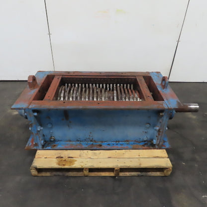 Industrial Single Shaft Waste Shredder Crusher 29-1/2" x 17" Top Intake