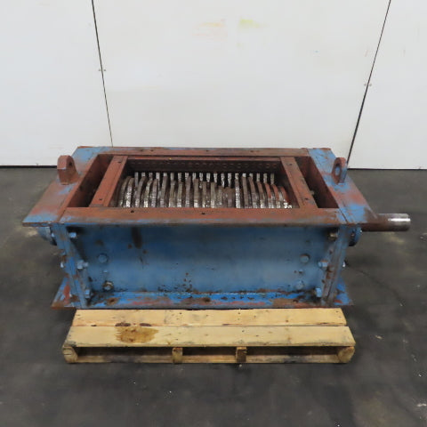 Industrial Single Shaft Waste Shredder Crusher 29-1/2" x 17" Top Intake