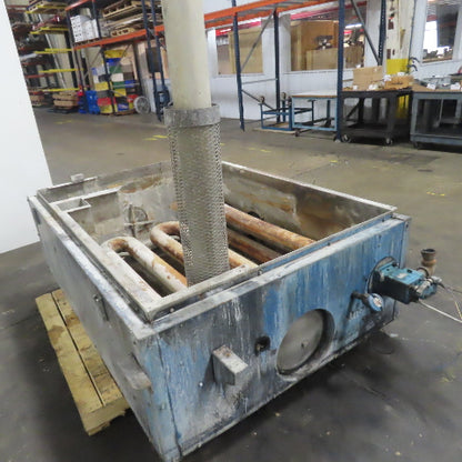 300 Gallon Stainless Steel Heater Tank W/ Eclipse TFB075 Tube Firing Burner