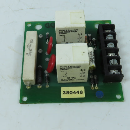 364286 Dual Relay Circuit Board Assembly 24VDC 5A 6-Terminal Strip