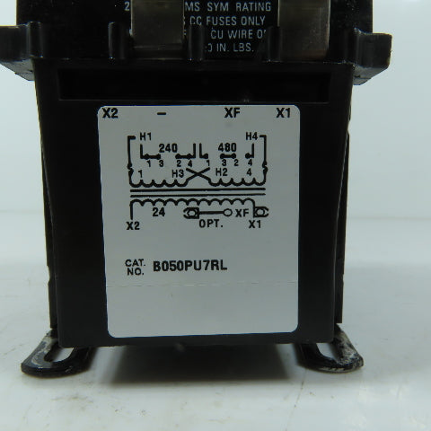Micron B050PU7RL ImperviTRAN Control Transformer 50VA 240/480V Pri. 24V Sec.