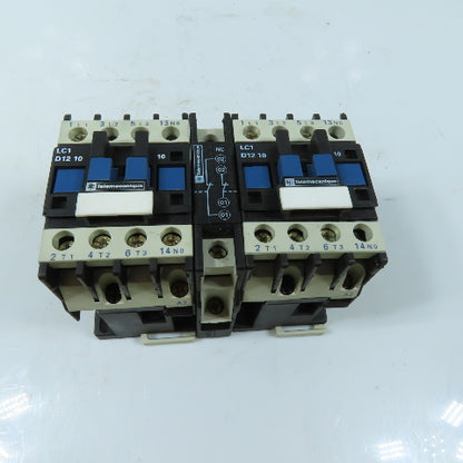 Telemecanique LC2D1211 3-Pole Reversing Contactor 120V 60Hz Coils 25A 600VAC