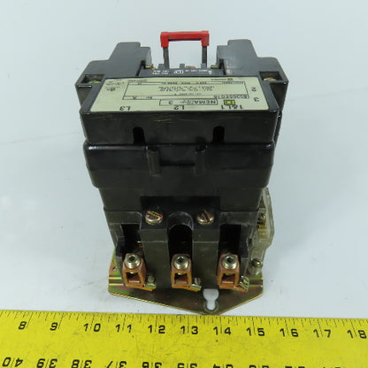 Square D 8536SEG1S Motor Starter NEMA Size 3 120V Coil 90A 600VAC Max 3Ph