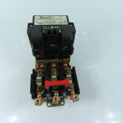 Square D 8536SEG1S Motor Starter NEMA Size 3 120V Coil 90A 600VAC Max 3Ph