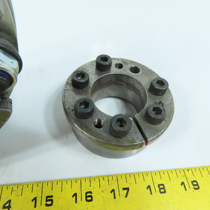 DG100 Zero Backlash Style Flexible Shaft Coupling 1-5/8" Bushing 60mm Bore