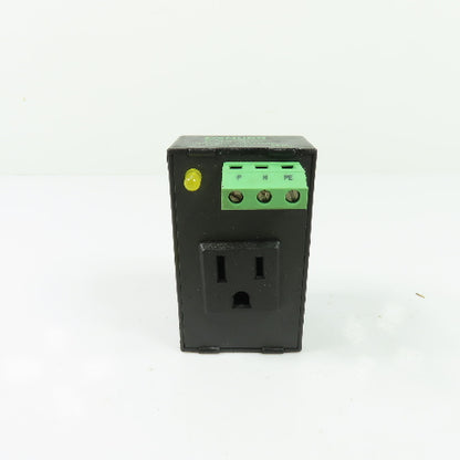Murrelektronik 676166 110VAC 15A DIN Rail Mount Outlet Receptacle