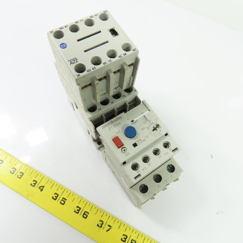Allen-Bradley 309-AOEJ-EEC NEMA Size 0 Motor Starter 18A 24VDC 1.0-5.0A Overload