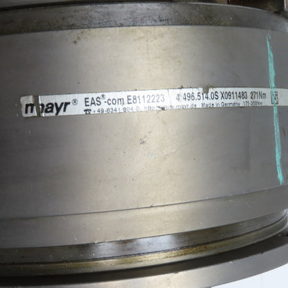 mayr 4/496.514.0S E8112223 EAS-com Torque Limiting Clutch 175-350Nm 271Nm