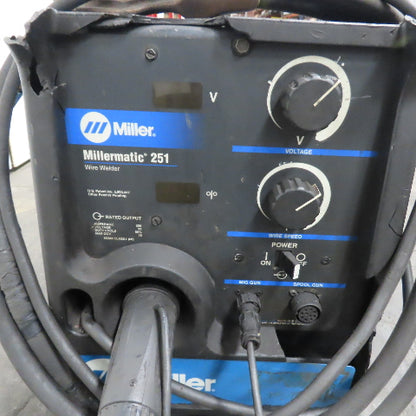 Miller Millermatic 251 Mig Wire Welder .035" 200A 480V 1Ph Wheel Package