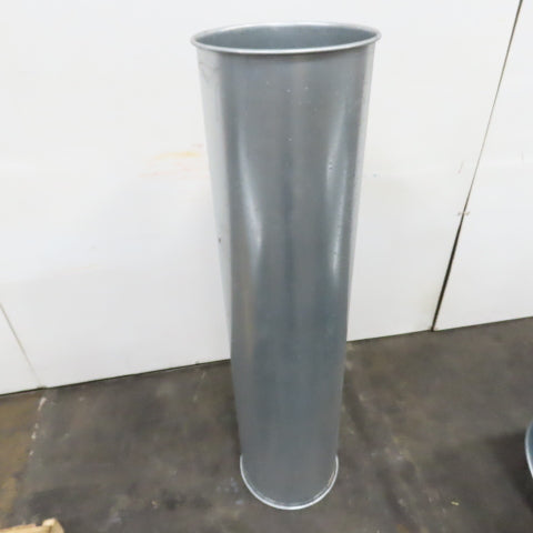 Nordfab 8040206783 14" x 58-3/4" Galvanized Steel HVAC Pipe Duct 20ga 14QF