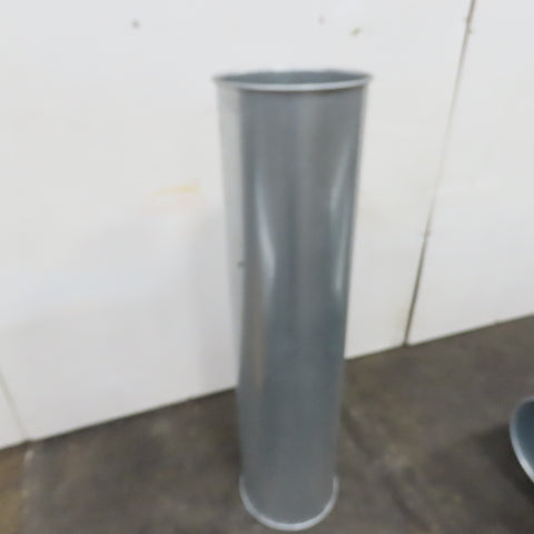 Nordfab 8040206783 14" x 58-3/4" Galvanized Steel HVAC Pipe Duct 20ga 14QF