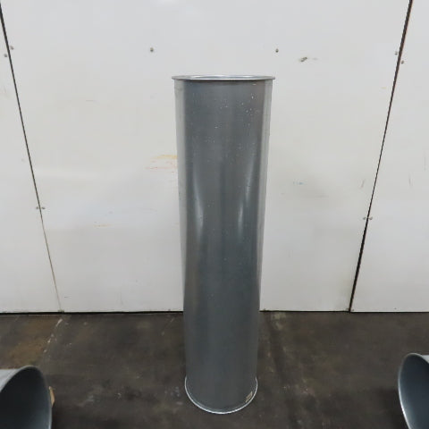 Nordfab 8040206783 14" x 58-3/4" Galvanized Steel HVAC Pipe Duct 20ga 14QF