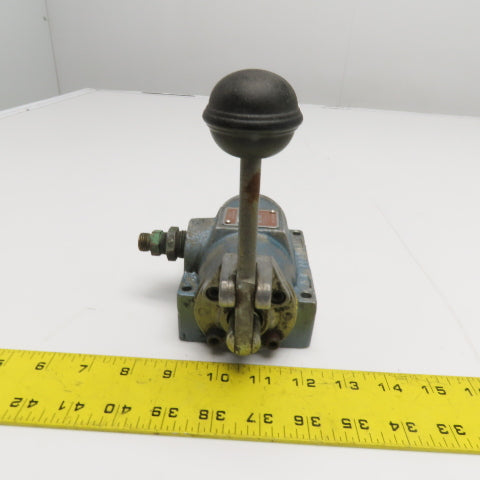 AAA Products HY4 Manual Spool 5/2 Way Air Gas Valve 250 PSI Max 1/2" NPT