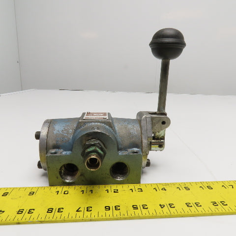 AAA Products HY4 Manual Spool 5/2 Way Air Gas Valve 250 PSI Max 1/2" NPT
