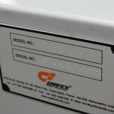 Grafica Flextronica GF-15 U.V nano-uv 18" Tabletop UV Dryer 220V 3Ph 0-6Mt/Min