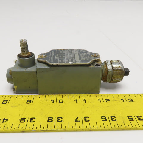 Allen-Bradley 802T-A Oiltight Limit Switch NEMA A600 Series D