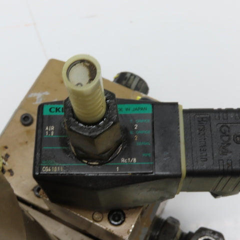 CKD Corporation CU63-50-12-32G Air Over Oil Pressure Booster 0.3-0.7MPa