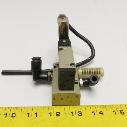 CKD Corporation 4KB210 Solenoid Valve 24VDC 0.15-0.7 MPa Base Mounted