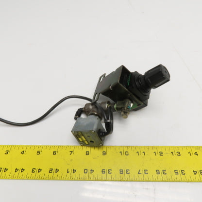 CKD R1000-6 Air Pressure Regulator 1.0 MPa Max with PS7 Pressure Switch