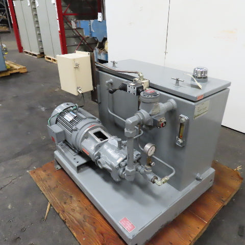 Fauver VPUPVB2010B300M1A 45 Gallon Hydraulic Power Unit 10HP 230/460V 3Ph