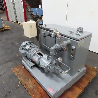 Fauver VPUPVB2010B300M1A 45 Gallon Hydraulic Power Unit 10HP 230/460V 3Ph