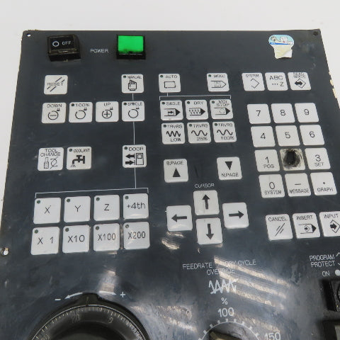 Fanuc A04B-0068-C222 CNC Machine Operator Interface Control Panel Keypad