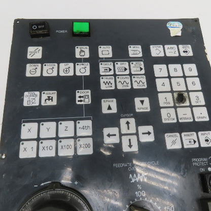 Fanuc A04B-0068-C222 CNC Machine Operator Interface Control Panel Keypad