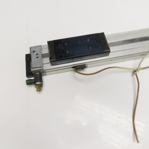 Rodless Pneumatic Linear Cylinder Actuator Profile Rail 24" Stroke
