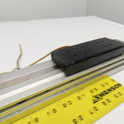 Rodless Pneumatic Linear Cylinder Actuator Profile Rail 24" Stroke