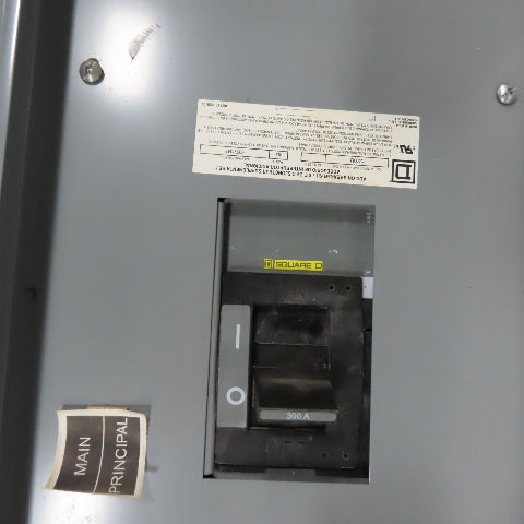 Square D NF430L4C 400A Max 600Y/347V 3Ph Panelboard Load Center W/300A Main