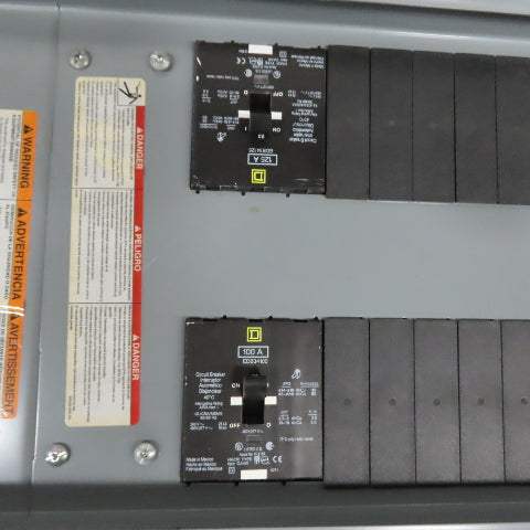 Square D NF430L4C 400A Max 600Y/347V 3Ph Panelboard Load Center W/300A Main