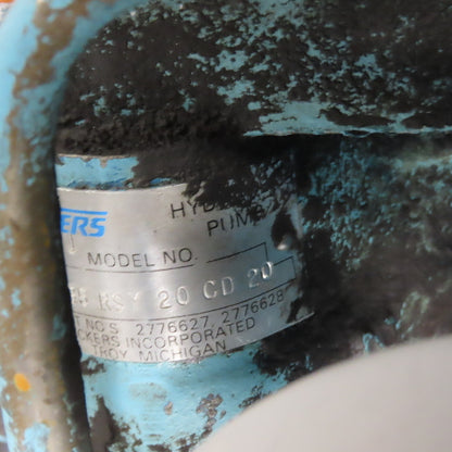 30Gal. 7.5HP Hydraulic Power Unit 230/460V 3Ph W/ Vickers PVB5-RSY-20-CD-20 Pump
