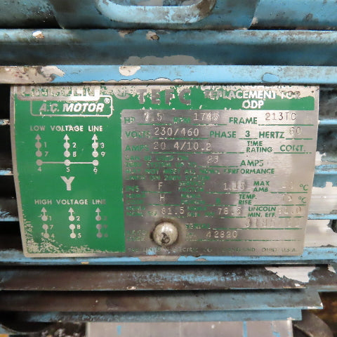 30Gal. 7.5HP Hydraulic Power Unit 230/460V 3Ph W/ Vickers PVB5-RSY-20-CD-20 Pump