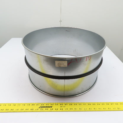 Nordfab 8040207316 20" X 10-3/4" Quick-Fit Sleeve Galvanized Pipe Duct 20ga