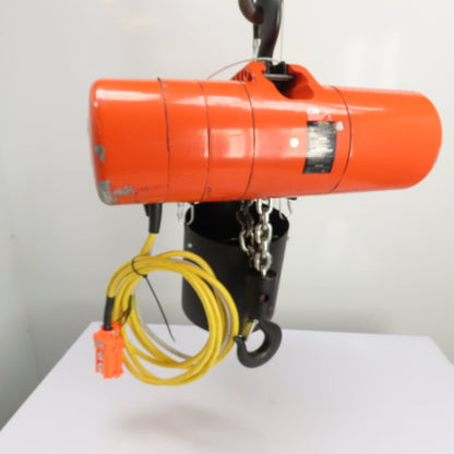 CM Lodestar Model RRS 2Ton 4000LB Electric Chain Hoist 20'Lift 16FPM 230/460 3Ph