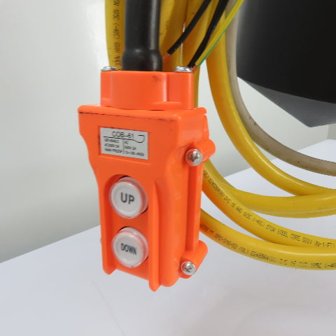 CM Lodestar Model RRS 2Ton 4000LB Electric Chain Hoist 20'Lift 16FPM 230/460 3Ph