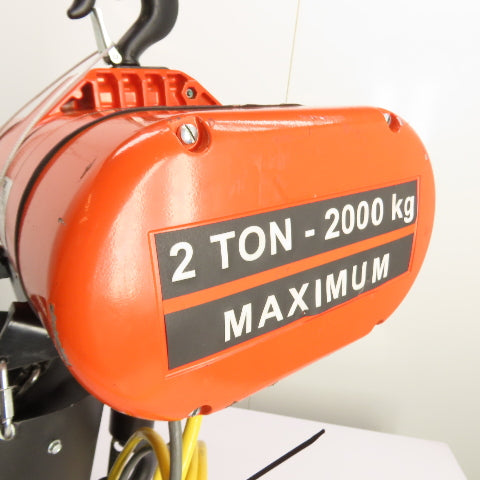 CM Lodestar Model RRS 2Ton 4000LB Electric Chain Hoist 20'Lift 16FPM 230/460 3Ph
