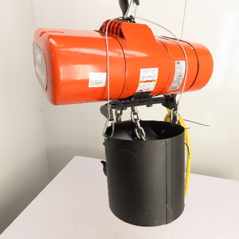 CM Lodestar Model RRS 2Ton 4000LB Electric Chain Hoist 20'Lift 16FPM 230/460 3Ph