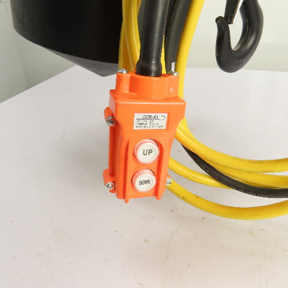 CM Lodestar Model RRS 2Ton 4000LB Electric Chain Hoist 20'Lift 16FPM 230/460 3Ph