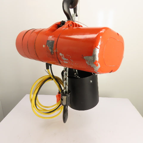 CM Lodestar Model RRS 2Ton 4000LB Electric Chain Hoist 20'Lift 16FPM 230/460 3Ph