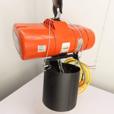 CM Lodestar Model RRS 2Ton 4000LB Electric Chain Hoist 20'Lift 16FPM 230/460 3Ph