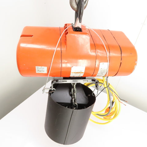 CM Lodestar Model RRS 2Ton 4000LB Electric Chain Hoist 20'Lift 16FPM 230/460 3Ph