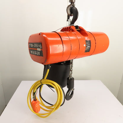 CM Lodestar Model RRS 2Ton 4000LB Electric Chain Hoist 20'Lift 16FPM 230/460 3Ph
