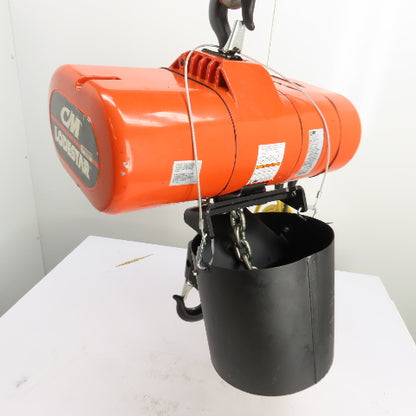 CM Lodestar Model RRS 2Ton 4000LB Electric Chain Hoist 20'Lift 16FPM 230/460 3Ph