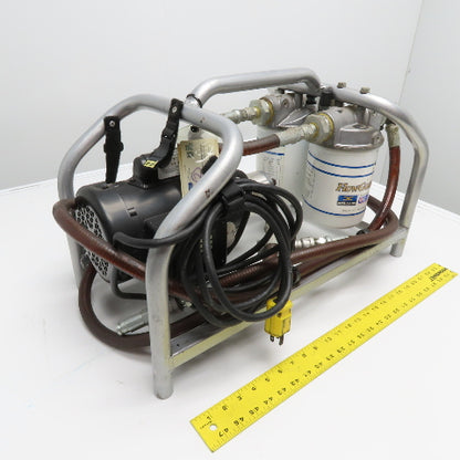 Des-Case FD03EN3N3ML011 .25Hp 115/230V 1Ph Portable Drum Topper Filtration Unit