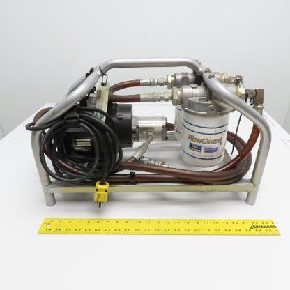 Des-Case FD03EN3N3ML011 .25Hp 115/230V 1Ph Portable Drum Topper Filtration Unit