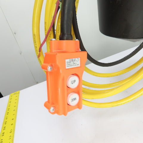 CM Lodestar Model RRS 2Ton 4000LB Electric Chain Hoist 20'Lift 16FPM 230/460 3Ph
