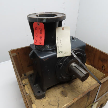 Textron Cone Drive MVH50B484-2 5:1 Ratio Right Angle Gear Reducer